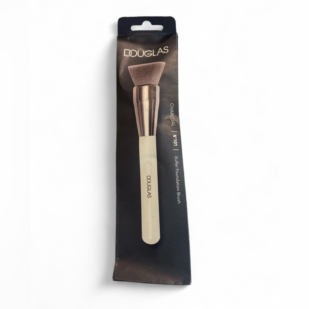 Douglas Flat Buffer Foundation Brush No 101‎ Charcoal 7" New In Package